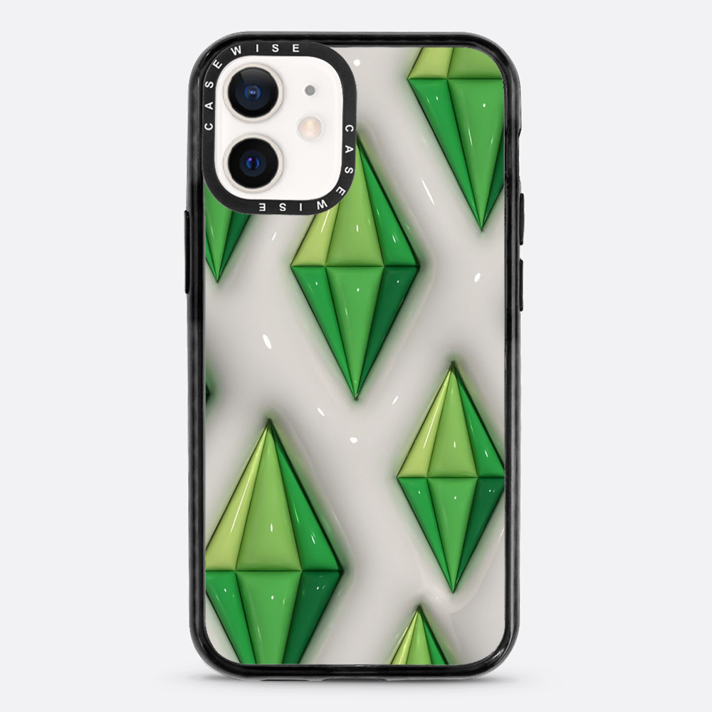 Plumbob -Muster mit den Sims - Hülle