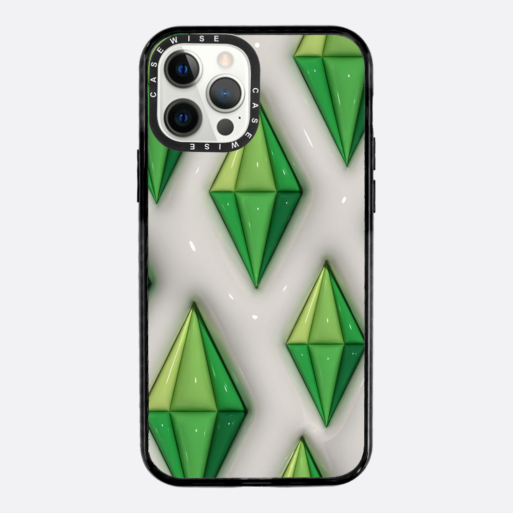 Plumbob -Muster mit den Sims - Hülle