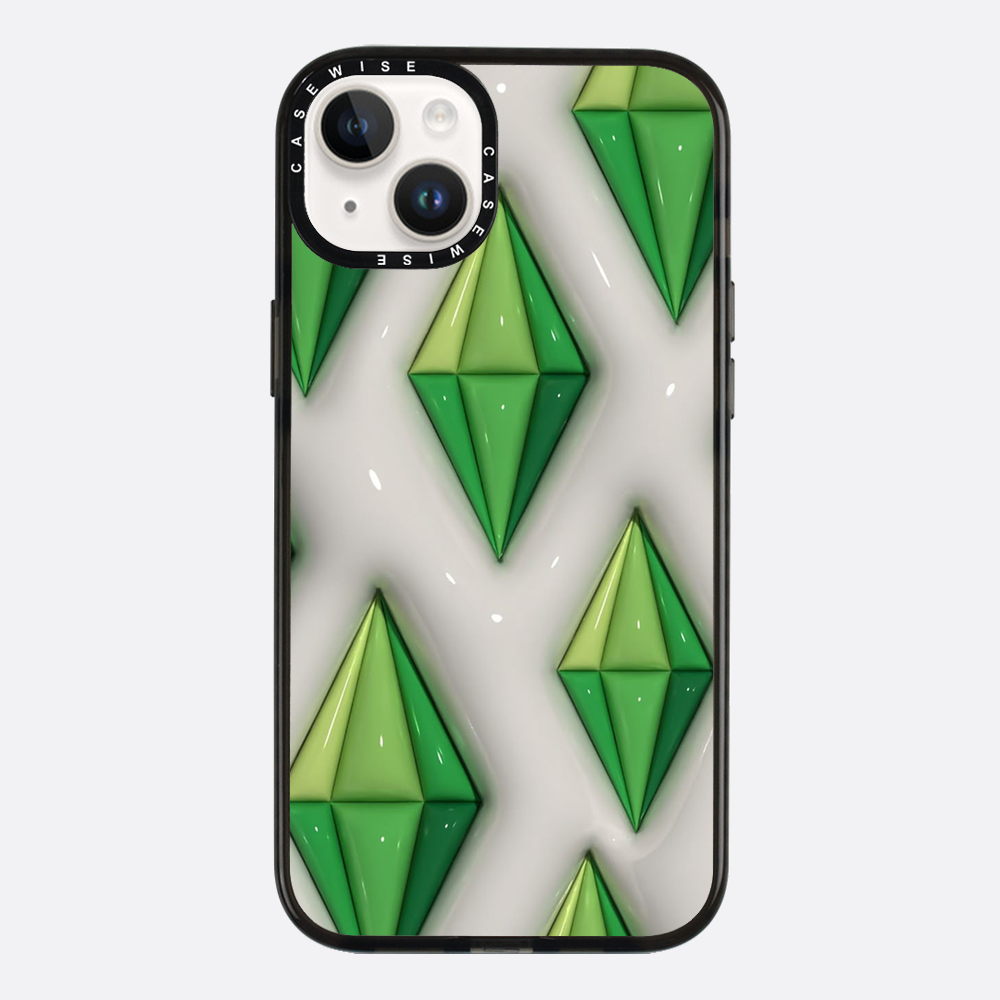 Plumbob -Muster mit den Sims - Hülle