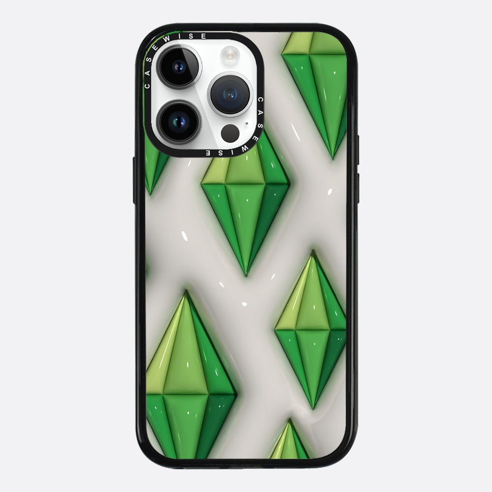 Plumbob -Muster mit den Sims - Hülle