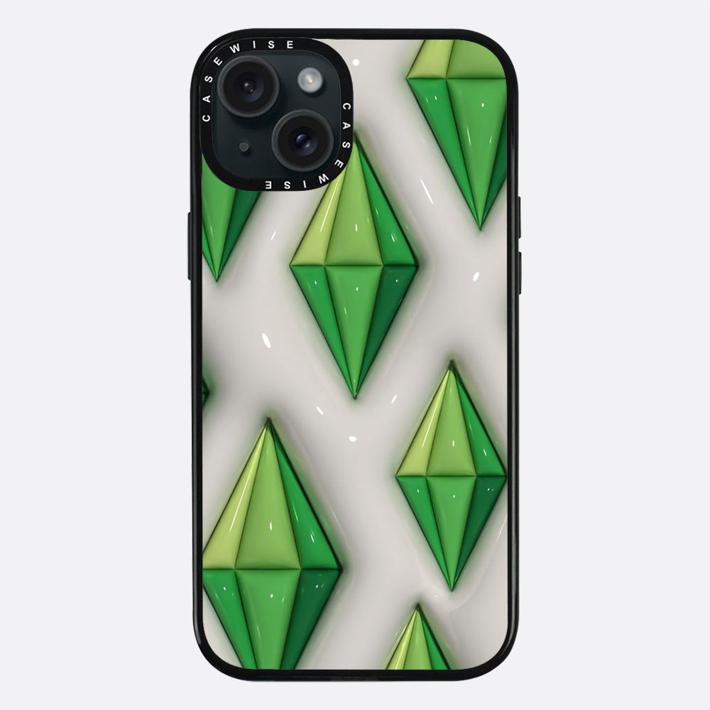Plumbob -Muster mit den Sims - Hülle