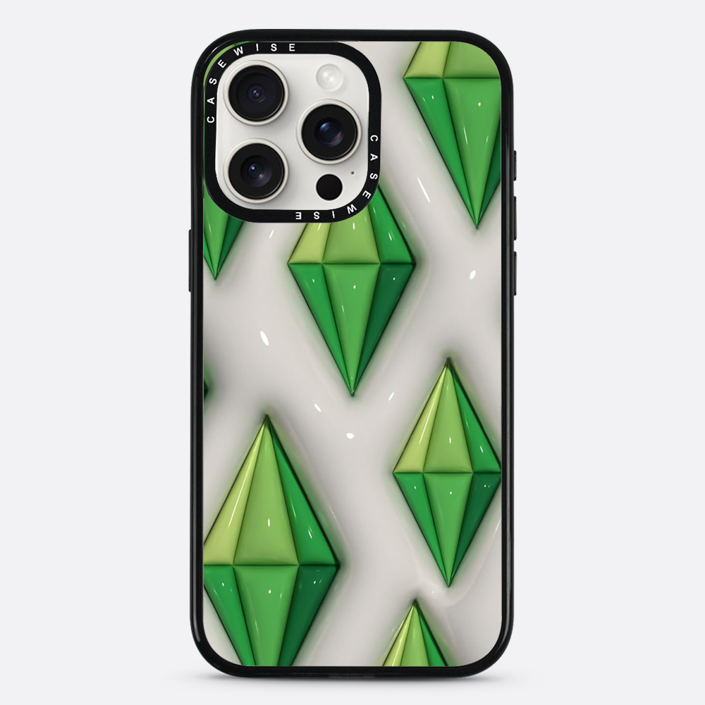 Plumbob -Muster mit den Sims - Hülle