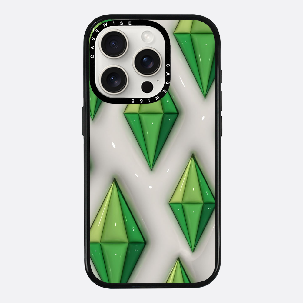 Plumbob -Muster mit den Sims - Hülle