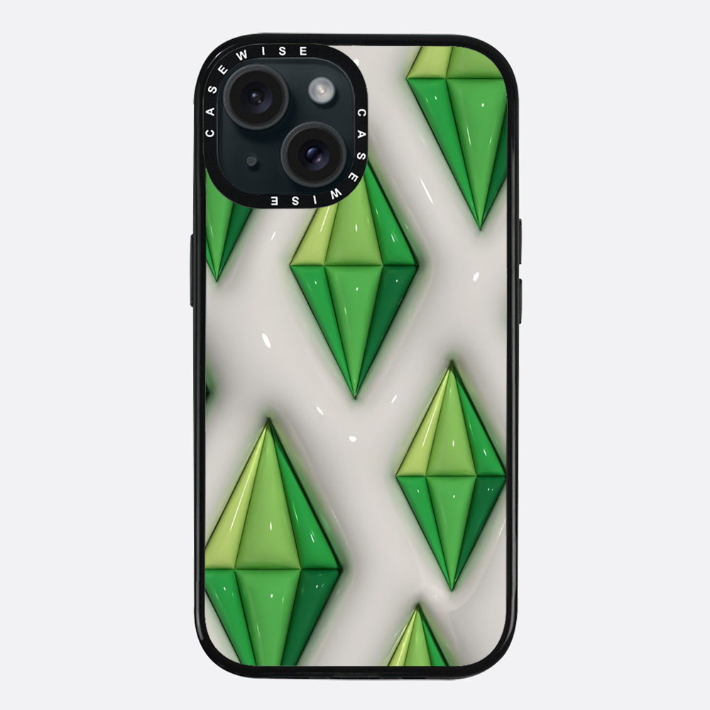 Plumbob -Muster mit den Sims - Hülle