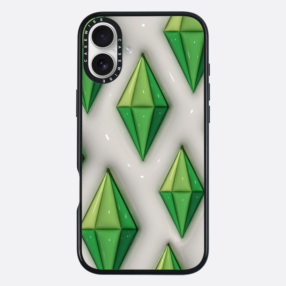 Plumbob -Muster mit den Sims - Hülle