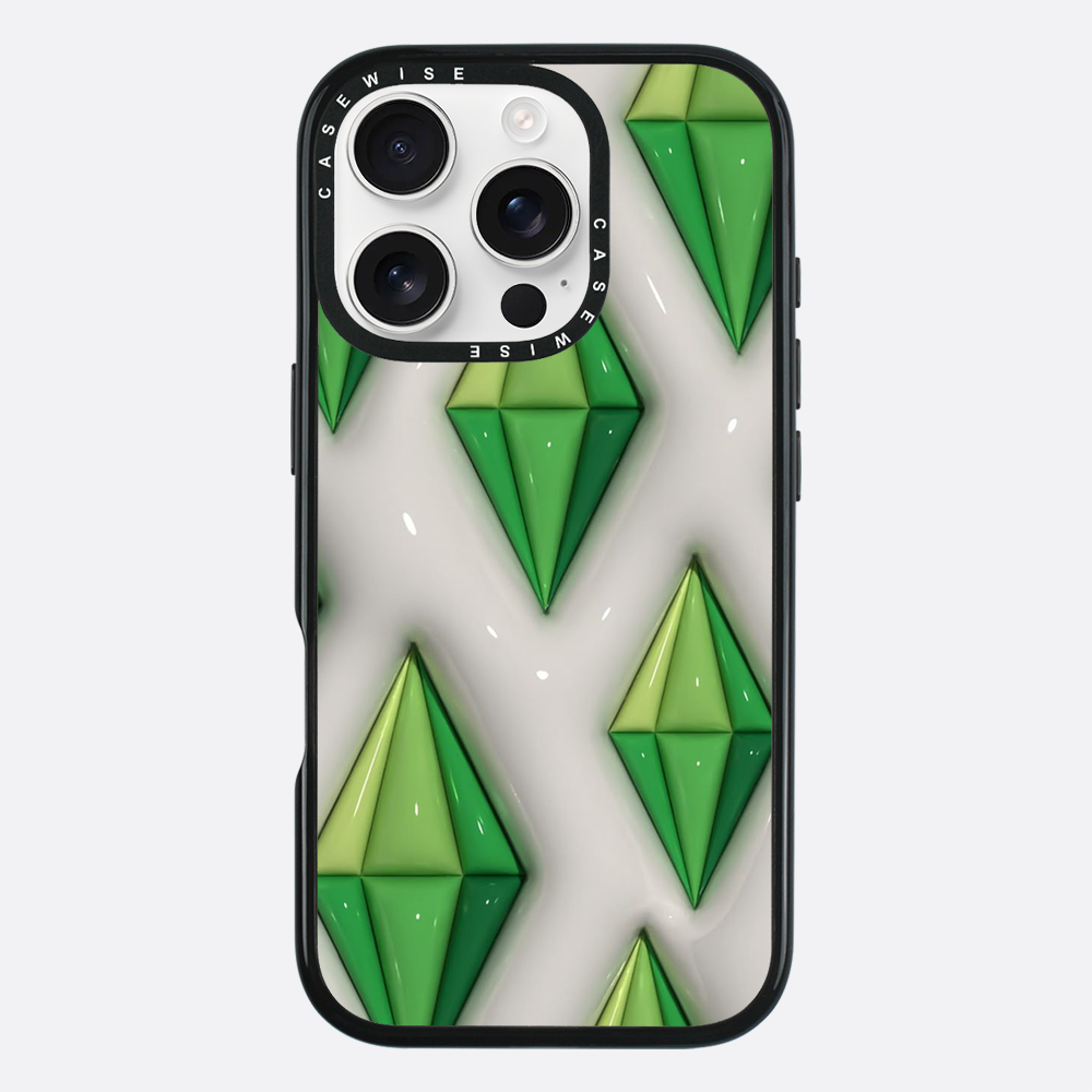 Plumbob -Muster mit den Sims - Hülle