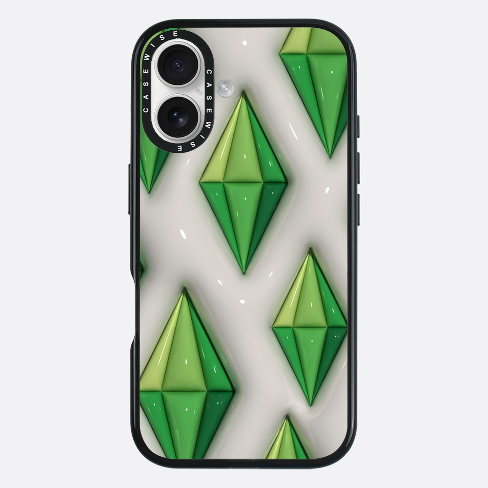 Plumbob -Muster mit den Sims - Hülle
