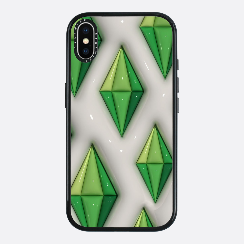 Plumbob -Muster mit den Sims - Hülle