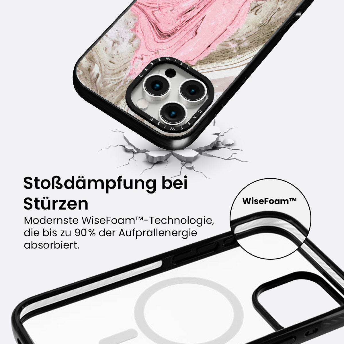 Nackt + pink m - Hülle