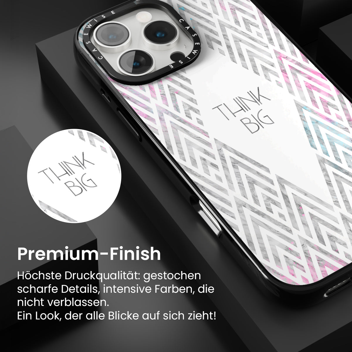 Denken Sie an groß |Moderne Art Deco - Hülle