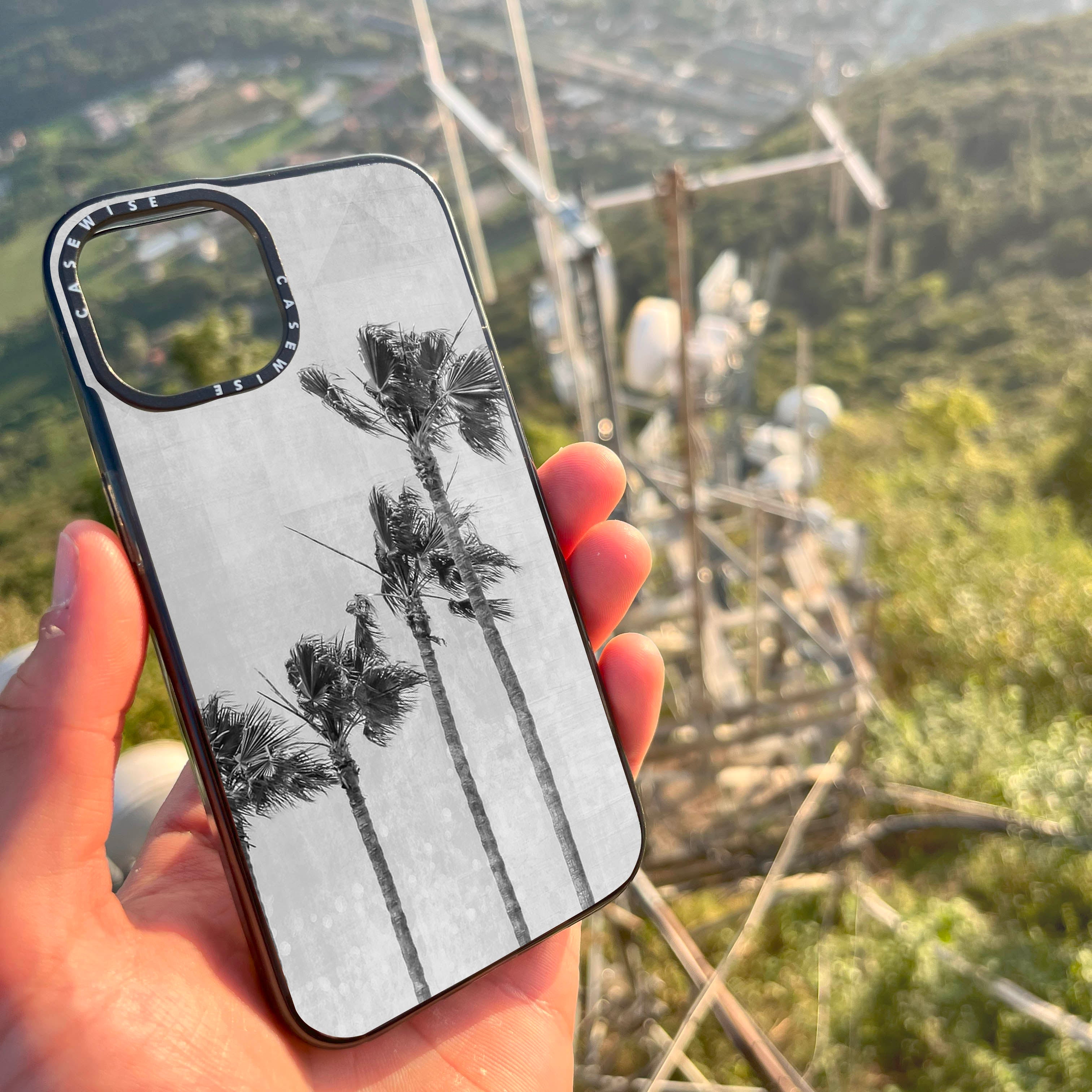 Kalifornische Vibes |monochrome Kunst - Hülle