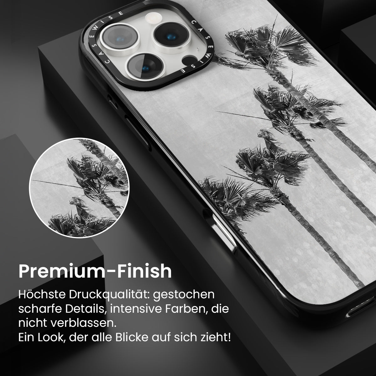 Kalifornische Vibes |monochrome Kunst - Hülle