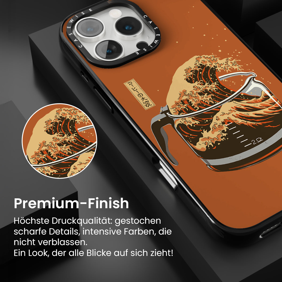 Die große Welle des Kaffeelichts - Hülle
