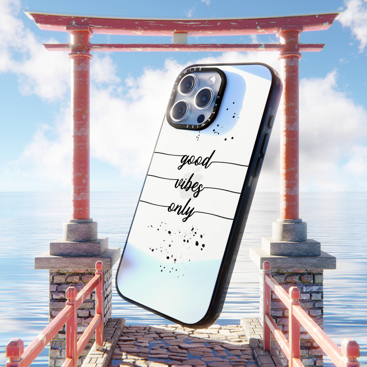 Textkunst nur gute Stimmung - Hülle