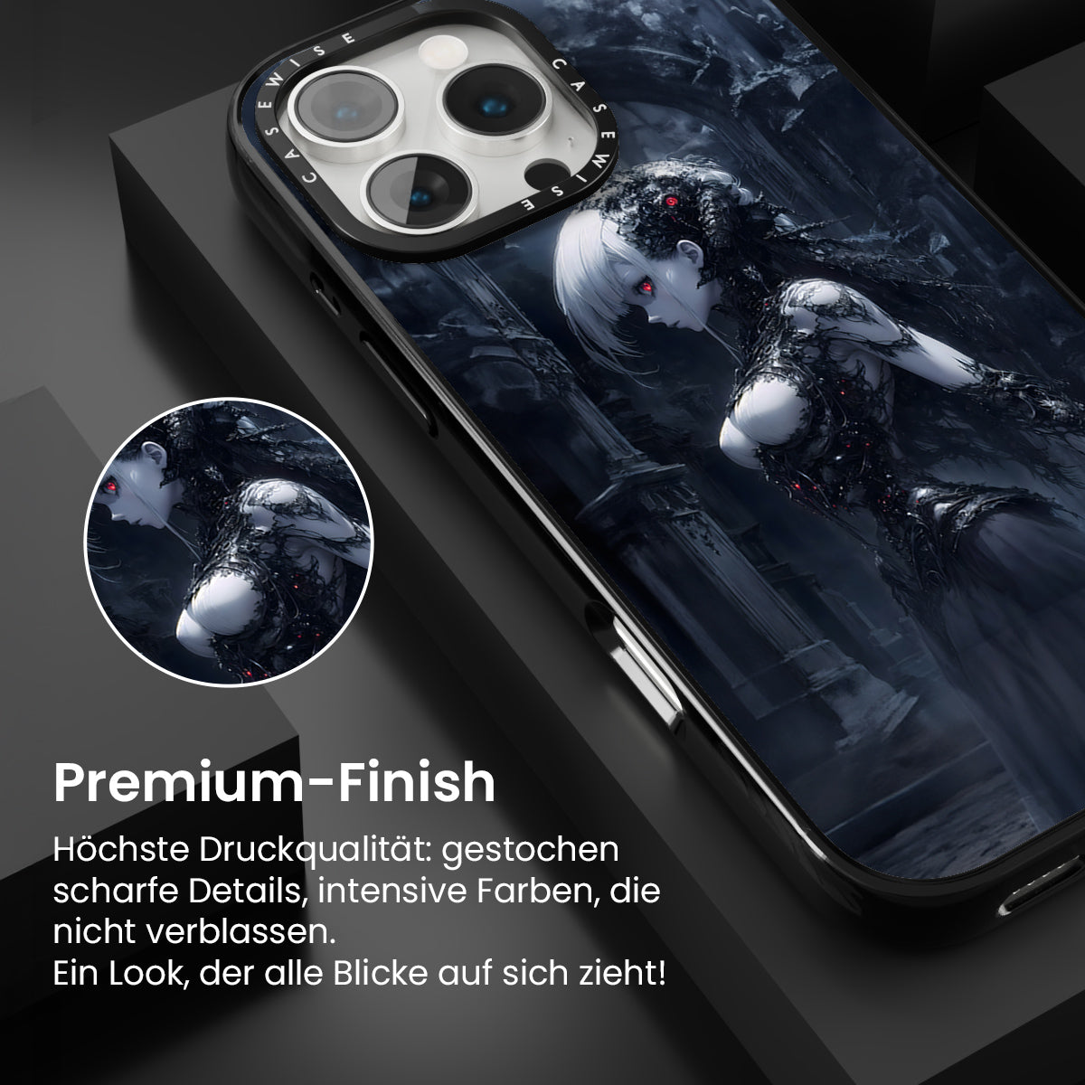 Das gotische schwarze Dämonmädchen - Hülle