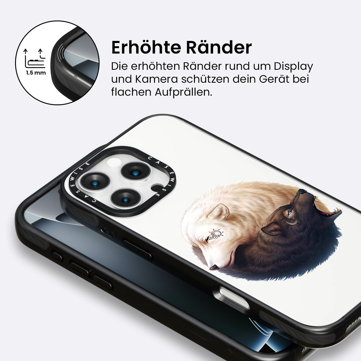 Yin und Yang Wölfe - Hülle