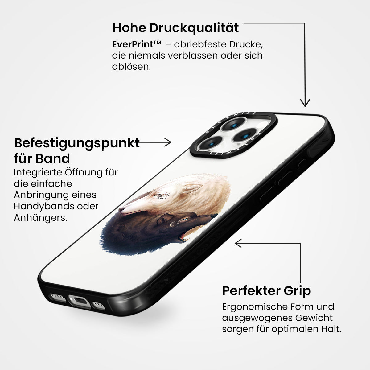 Yin und Yang Wölfe - Hülle