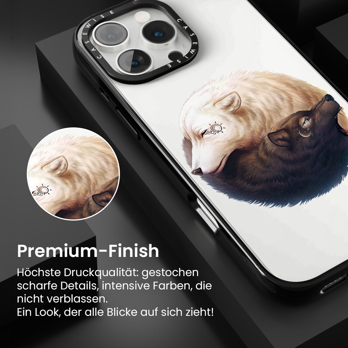 Yin und Yang Wölfe - Hülle