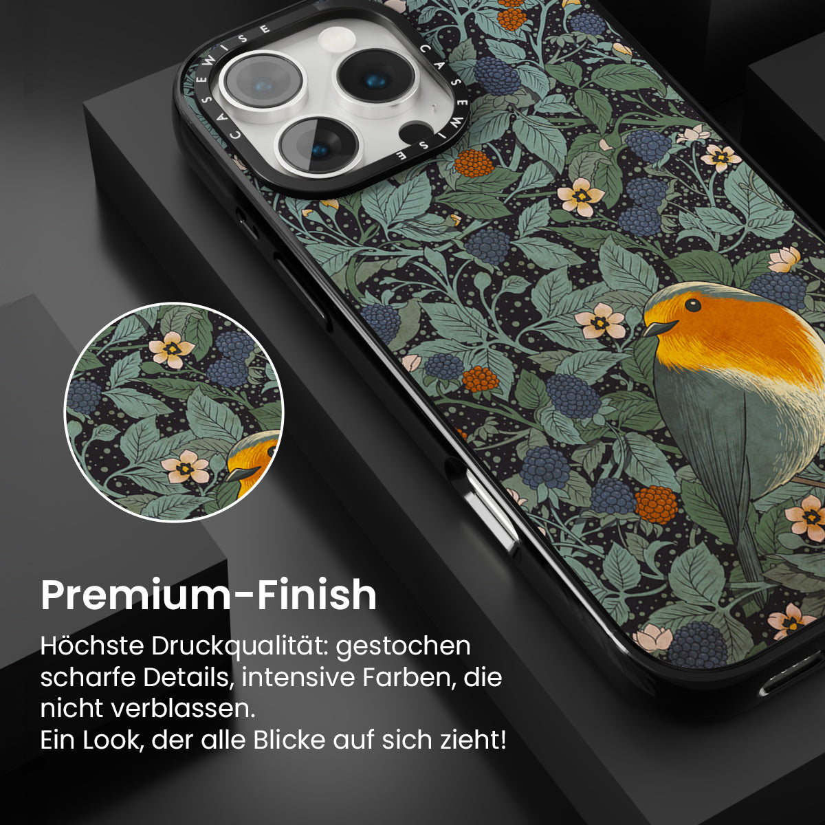 Robin und Brombeeren - Hülle