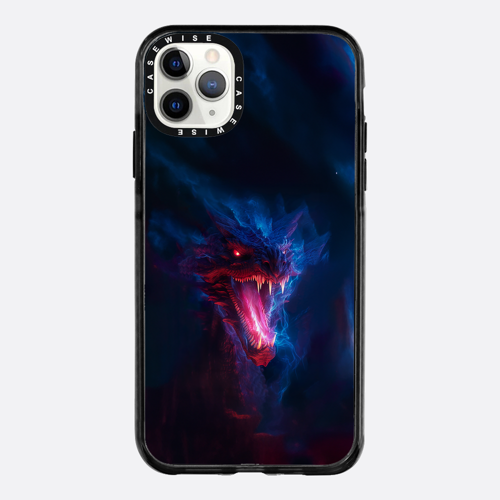Magischer blauer Drache - Hülle