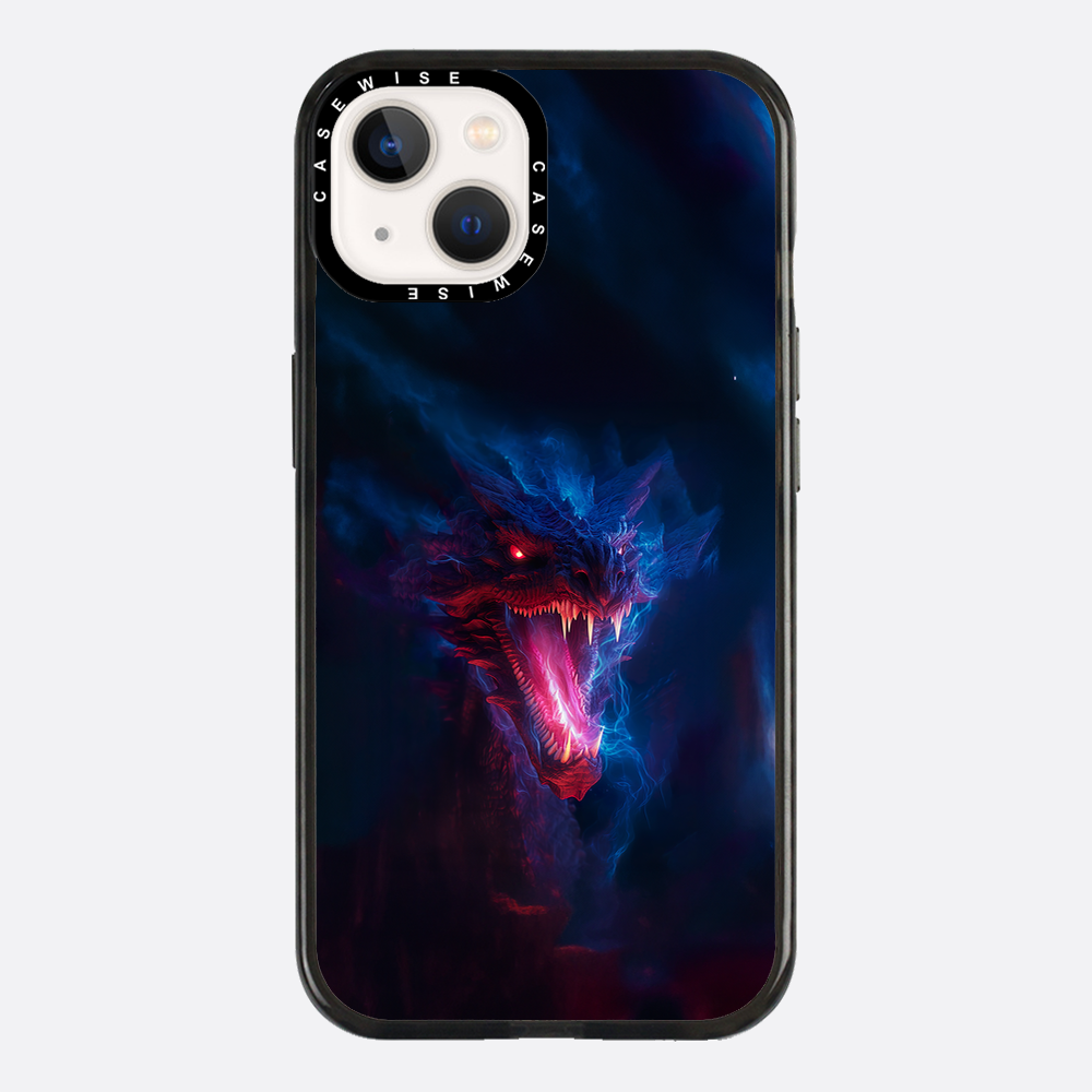 Magischer blauer Drache - Hülle