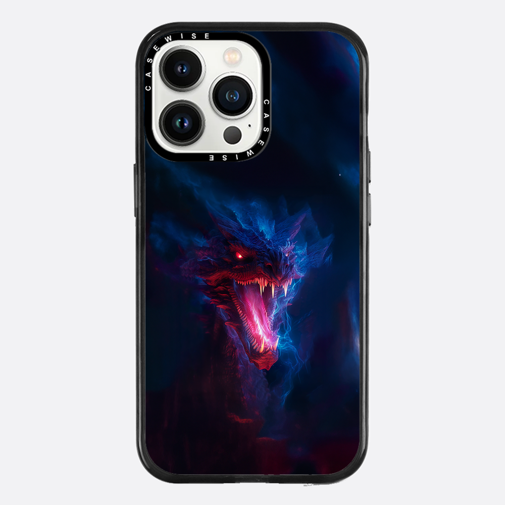 Magischer blauer Drache - Hülle