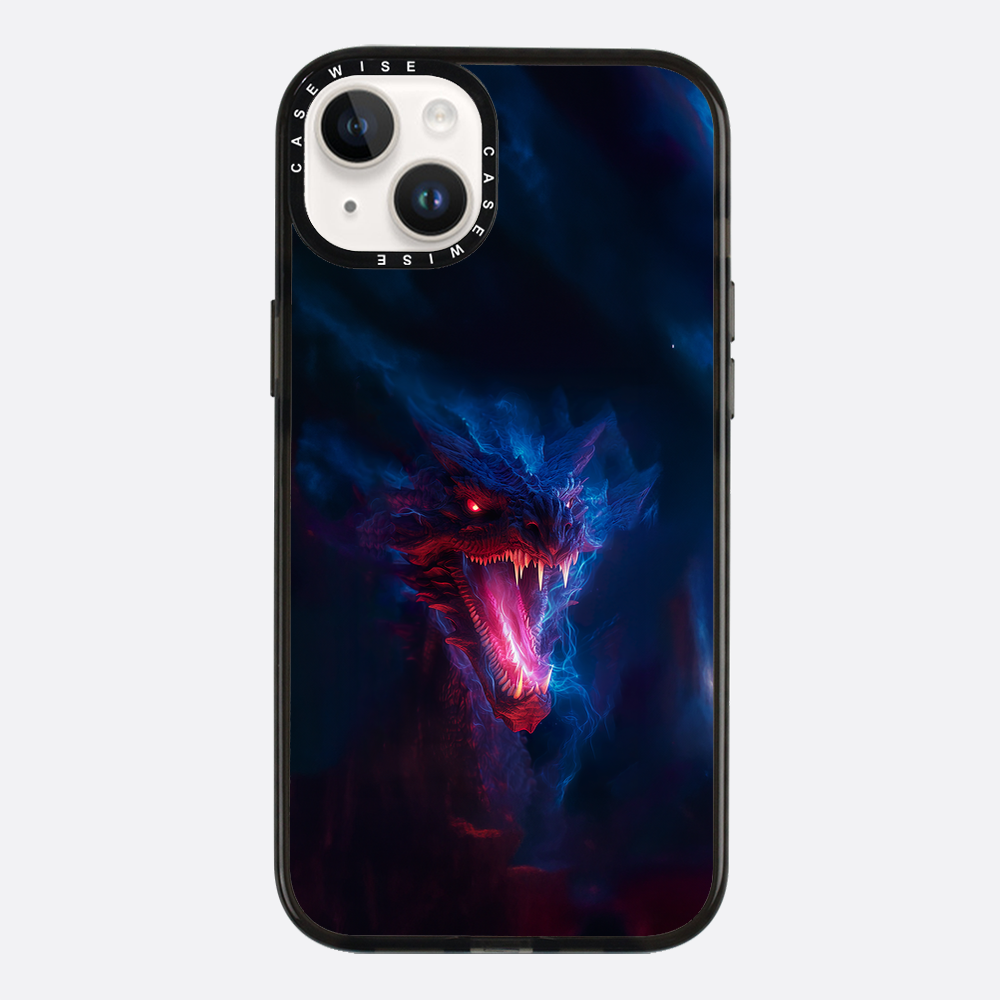 Magischer blauer Drache - Hülle