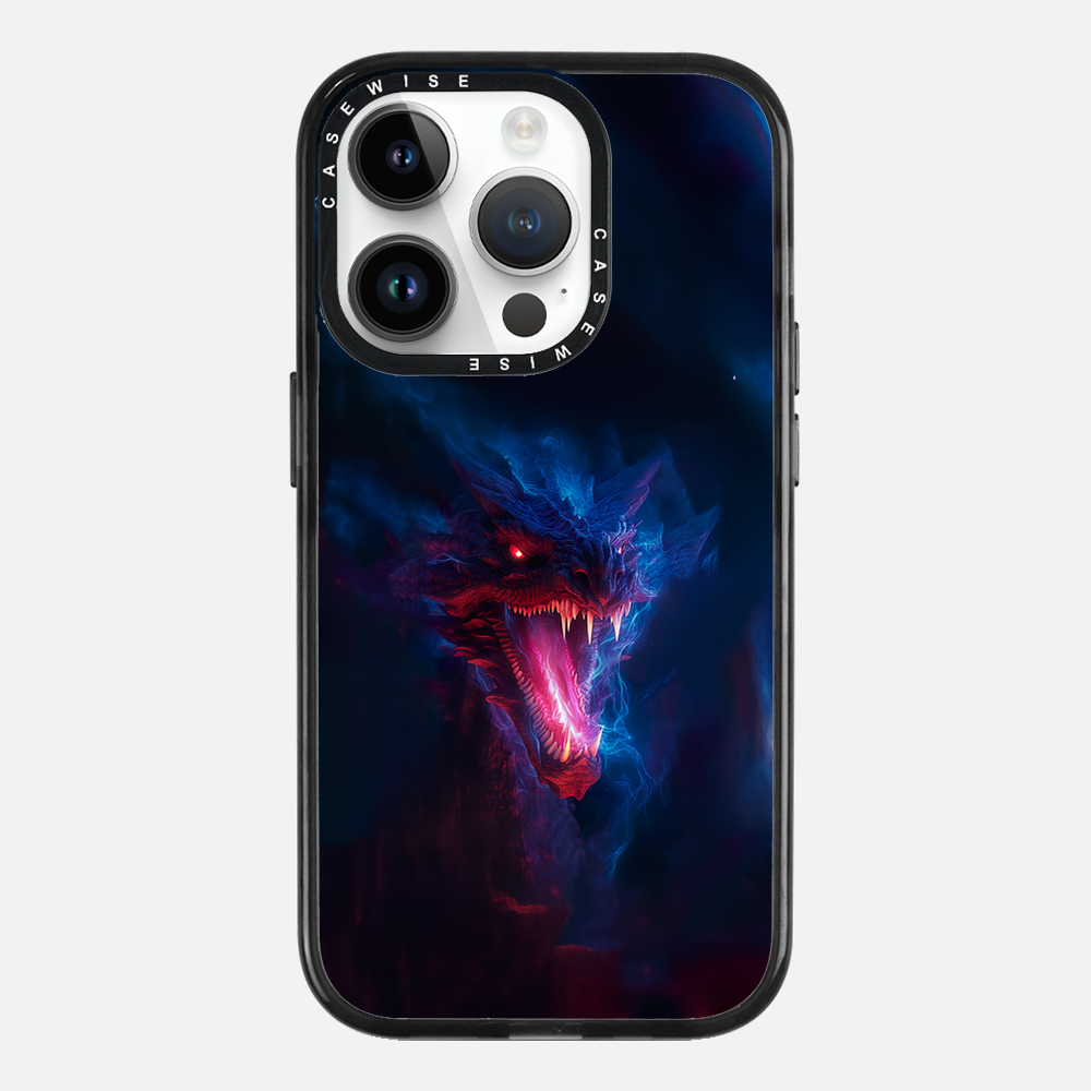 Magischer blauer Drache - Hülle