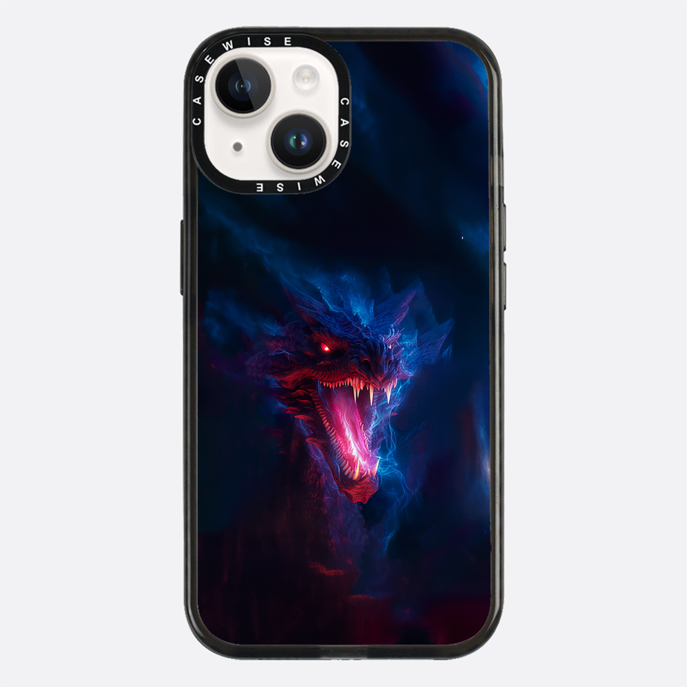 Magischer blauer Drache - Hülle