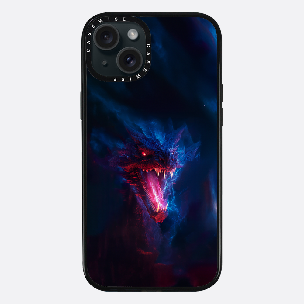 Magischer blauer Drache - Hülle
