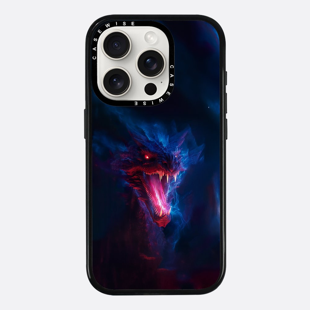 Magischer blauer Drache - Hülle