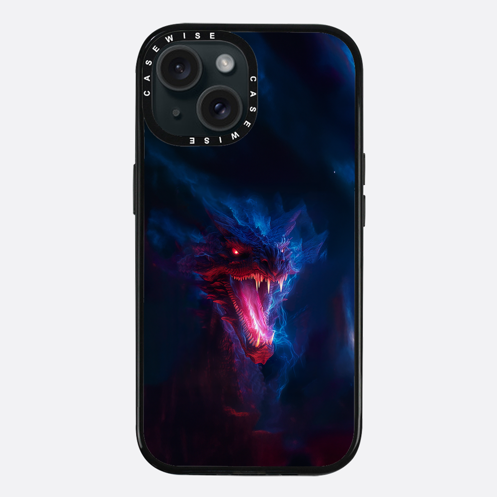 Magischer blauer Drache - Hülle