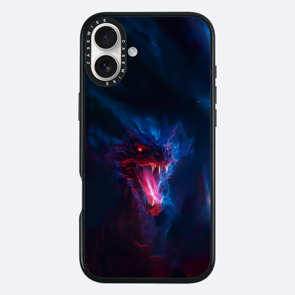Magischer blauer Drache - Hülle