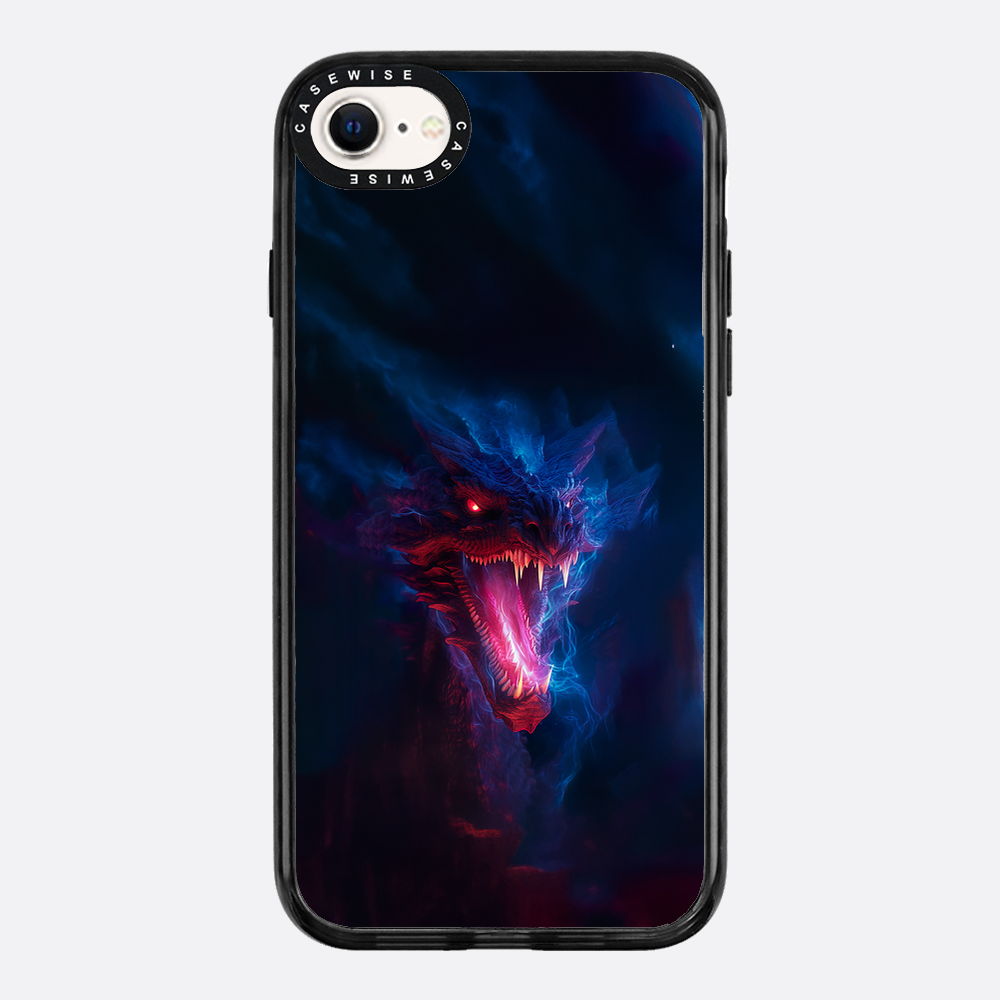 Magischer blauer Drache - Hülle