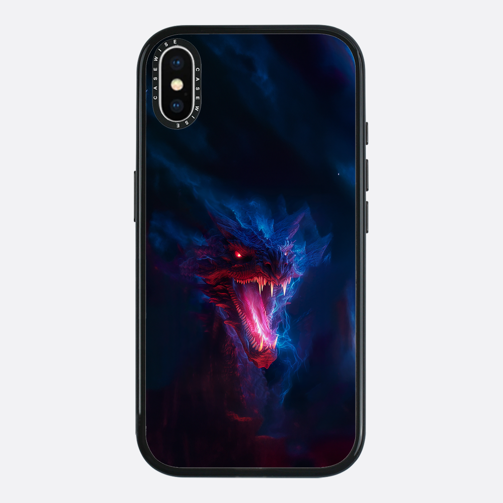 Magischer blauer Drache - Hülle
