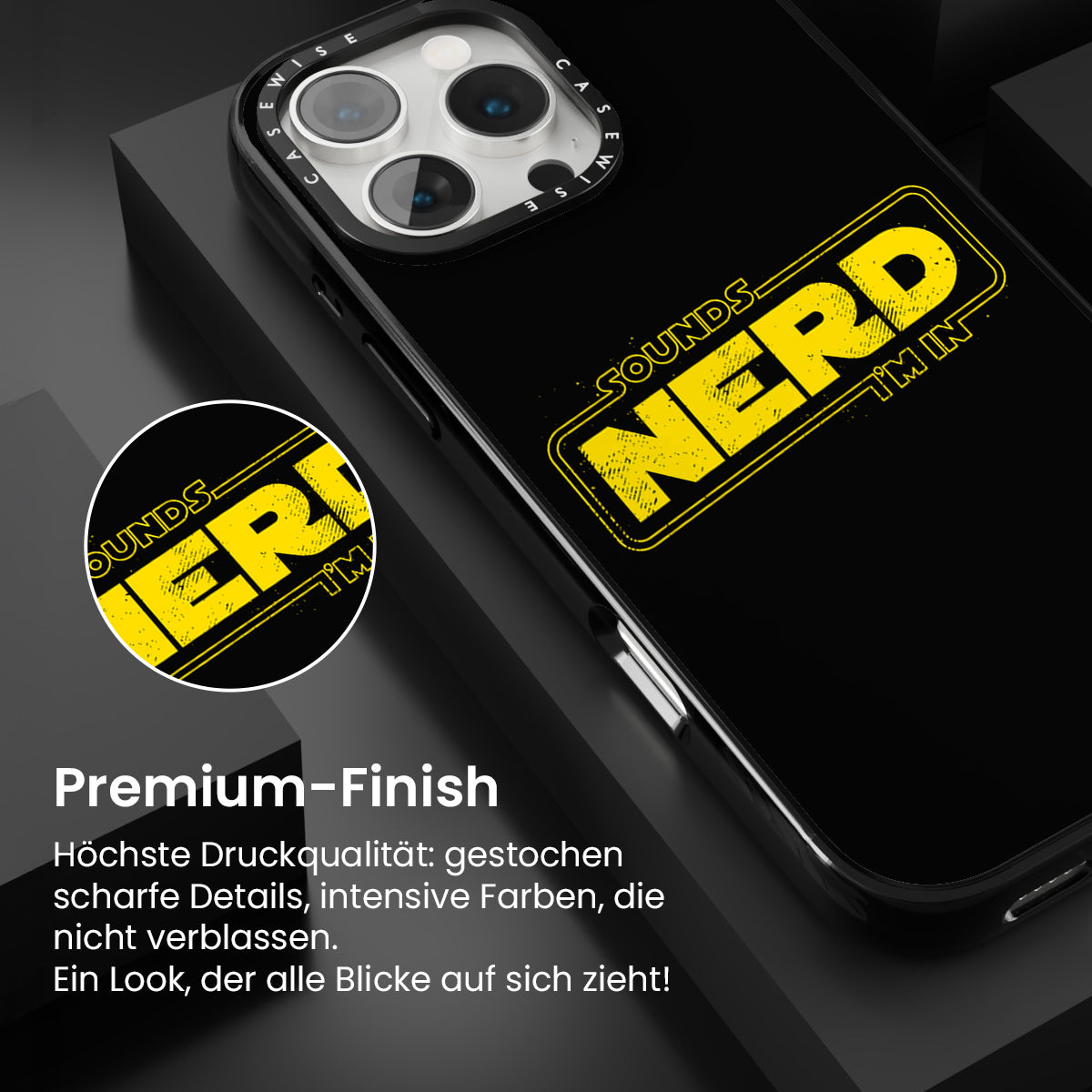 Klingt nerd 5 schwarz - Hülle
