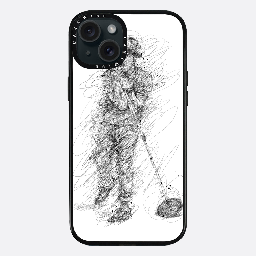 Digital Scribble Art Design, inspiriert von Bruno Mars - Hülle