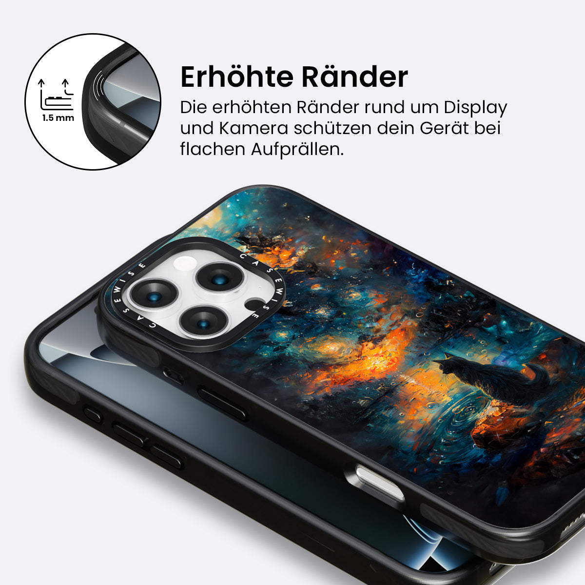 Nettes Katzengemälde - Hülle