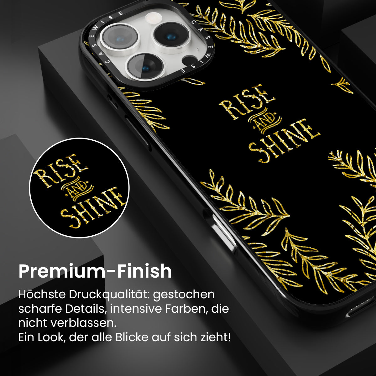 Grafikaufstieg & Shine |Schwarz & Gold - Hülle