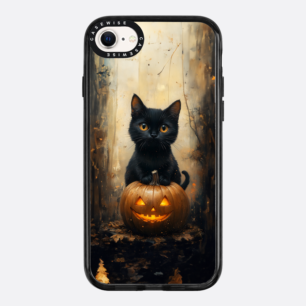 Schwarze Kürbiskatze - Hülle