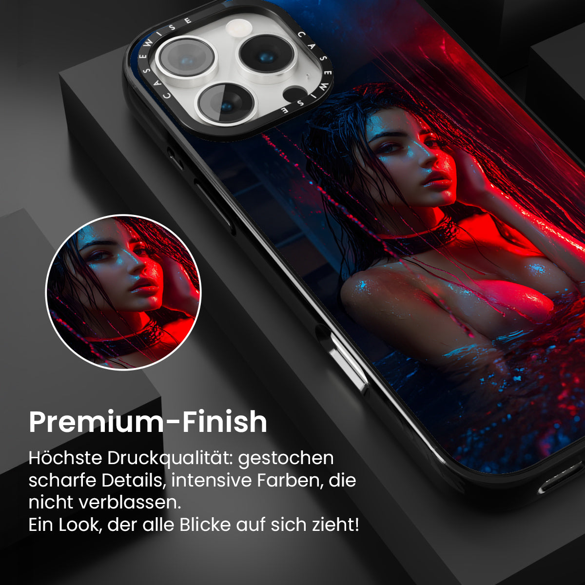 Poolmädchen rot - Hülle