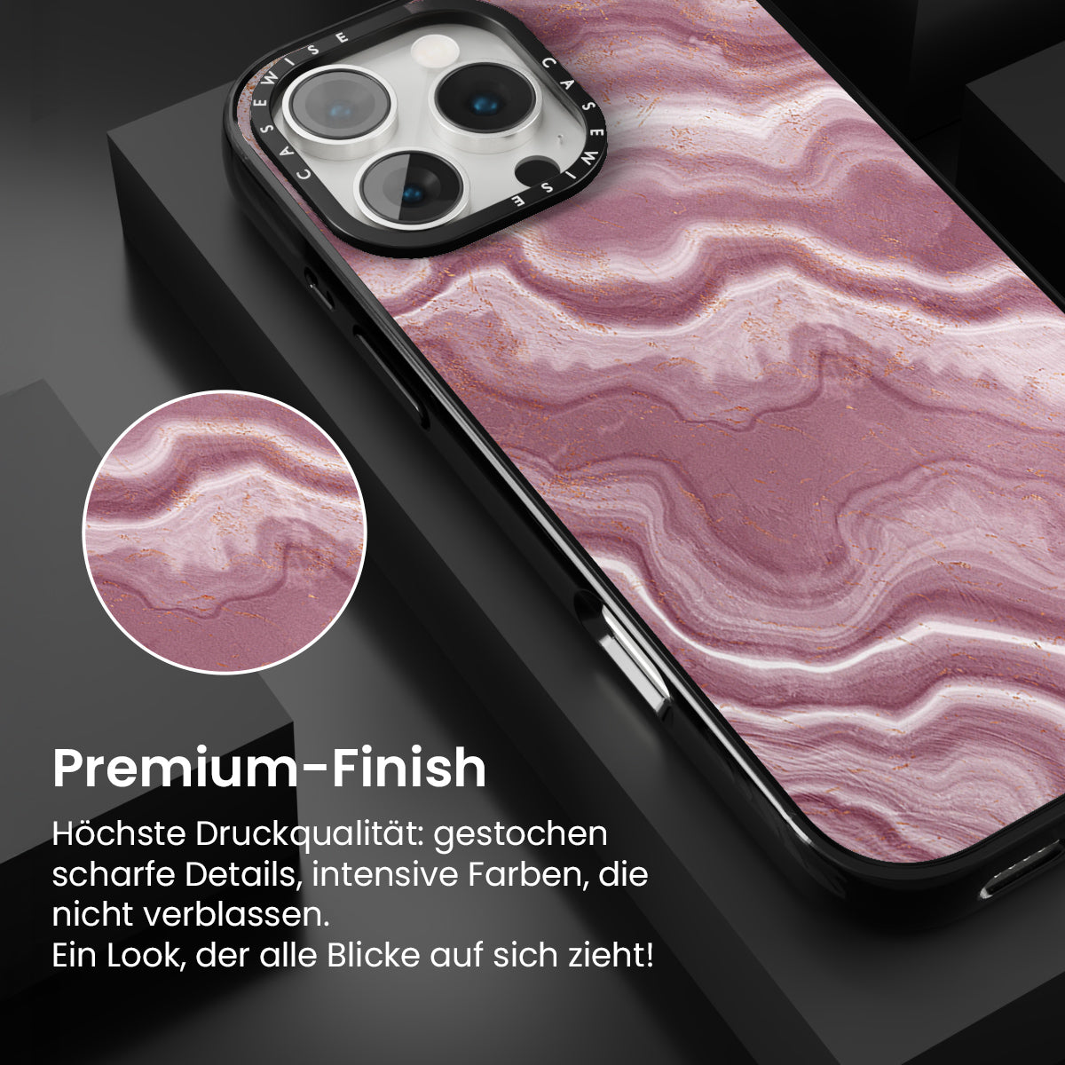 Pink Achat Textur 06 - Hülle
