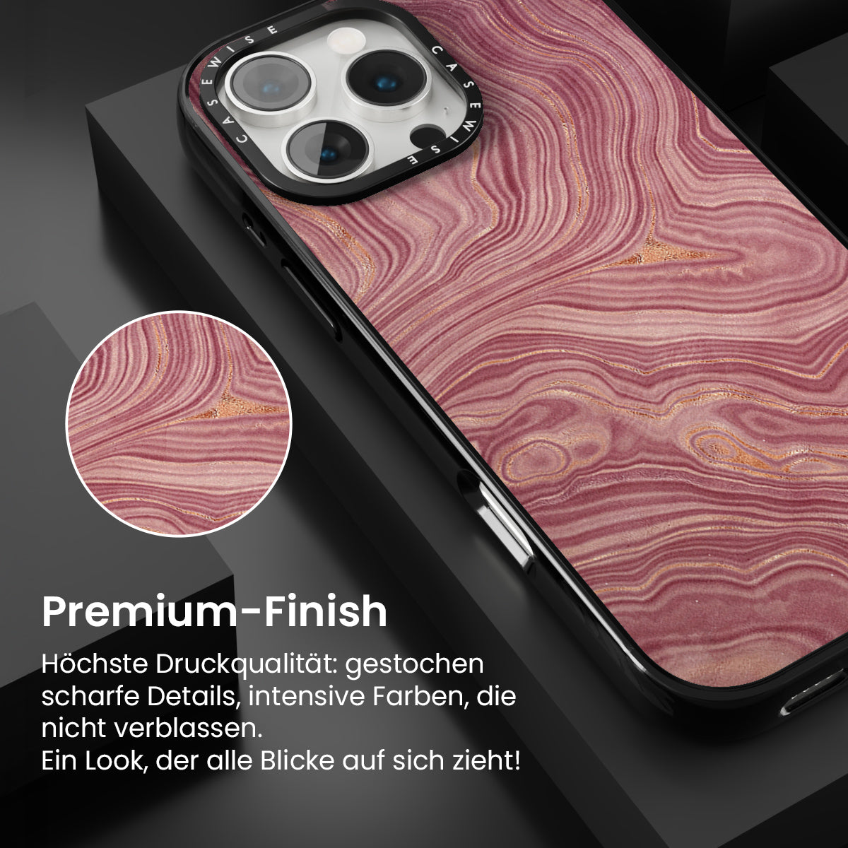 Pink Achat Textur 02 - Hülle