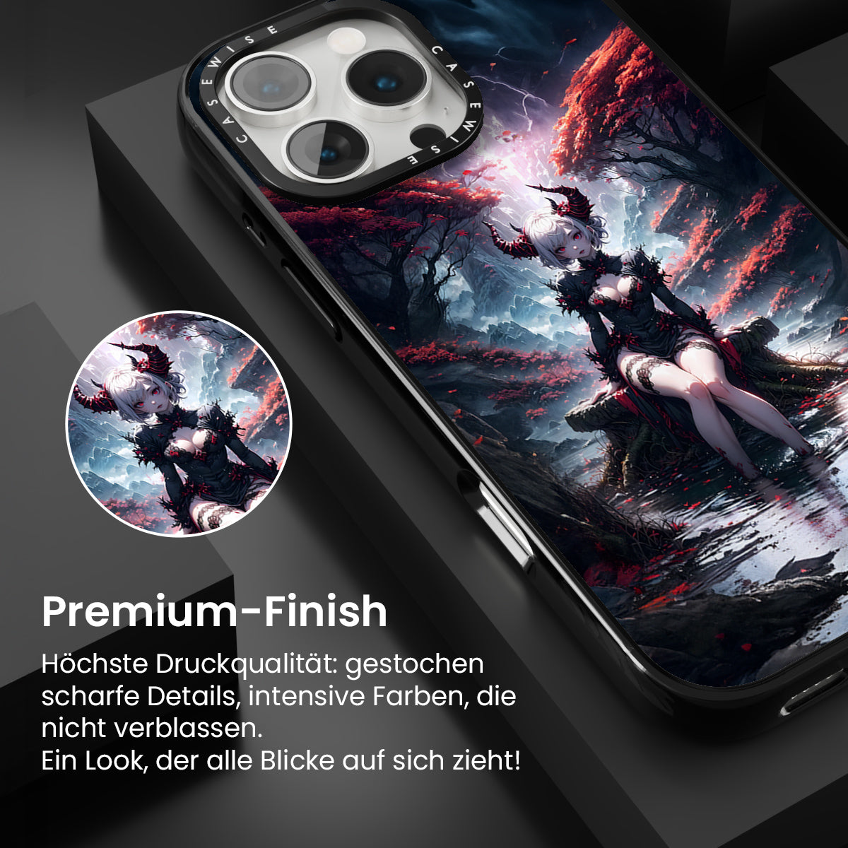 Mystische Fantasie -Anime -Mädchen - Hülle