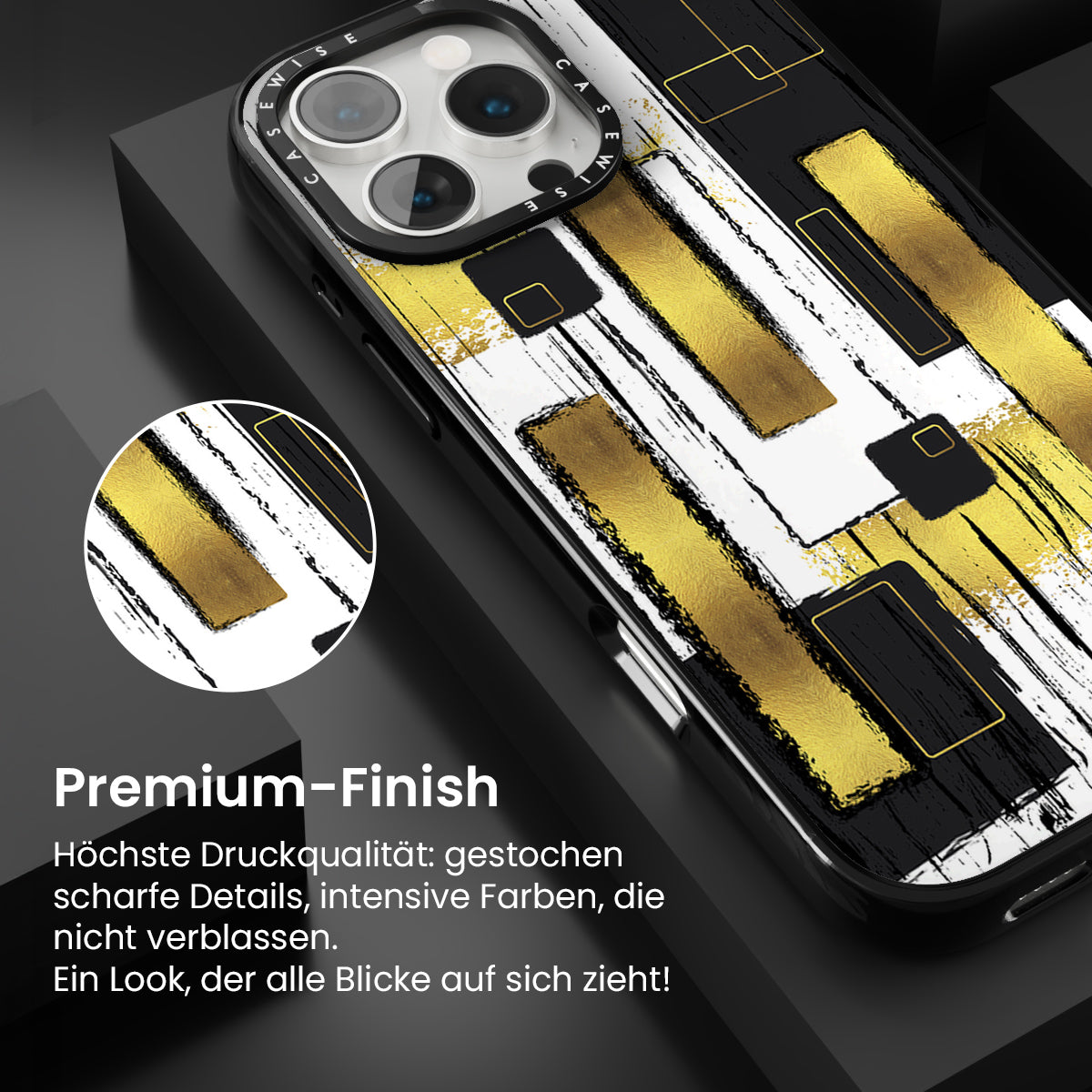 Abstrakter Kunst lebhafter geometrischer Spaß - Hülle