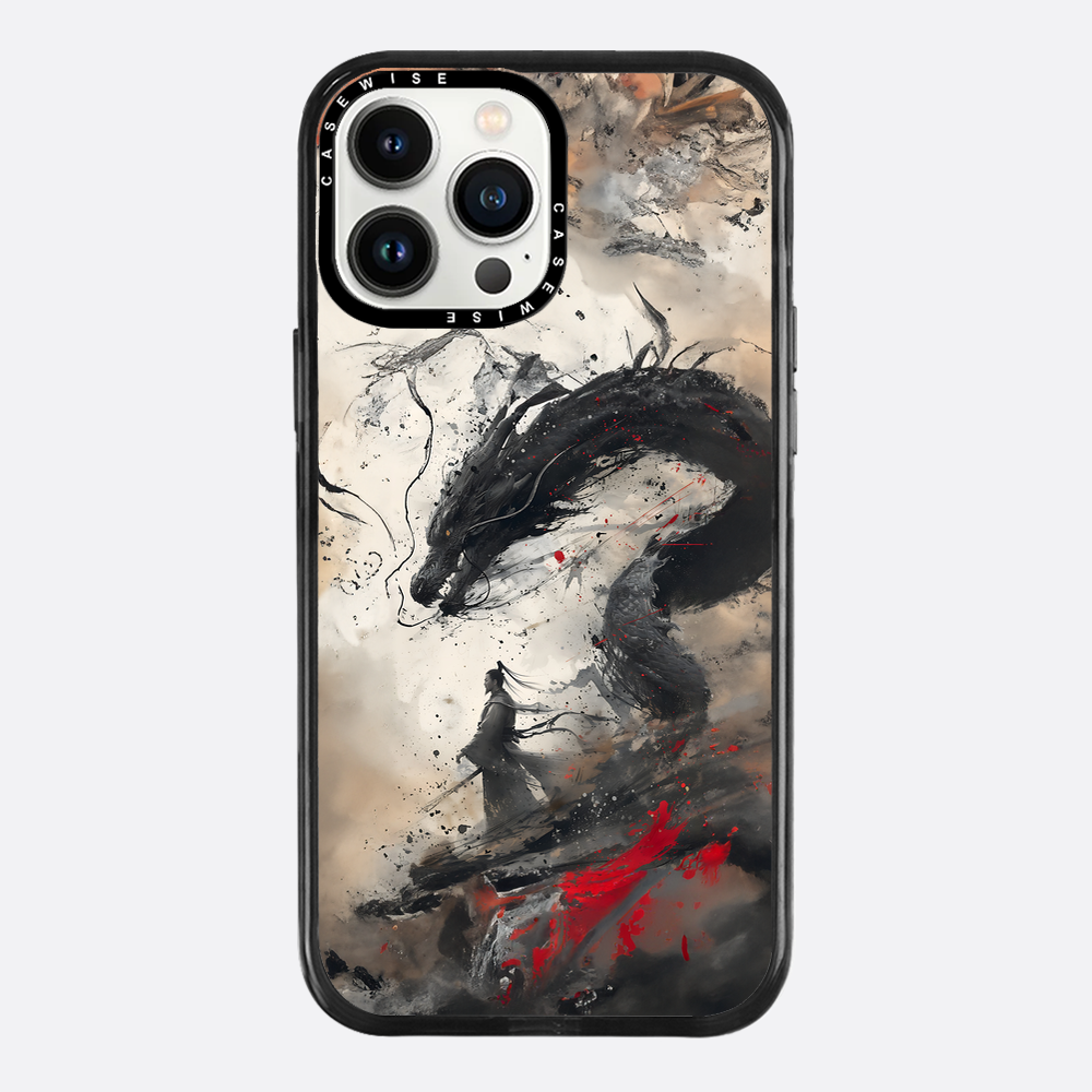 Vintage Japaner Samurai Drache - Hülle