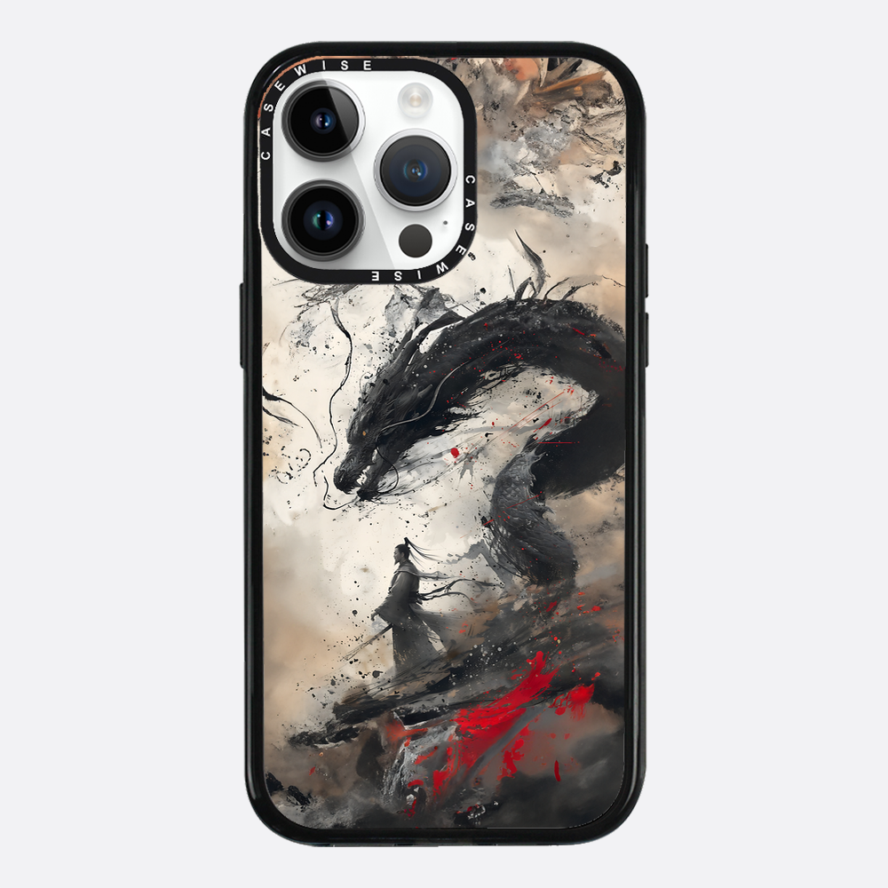 Vintage Japaner Samurai Drache - Hülle