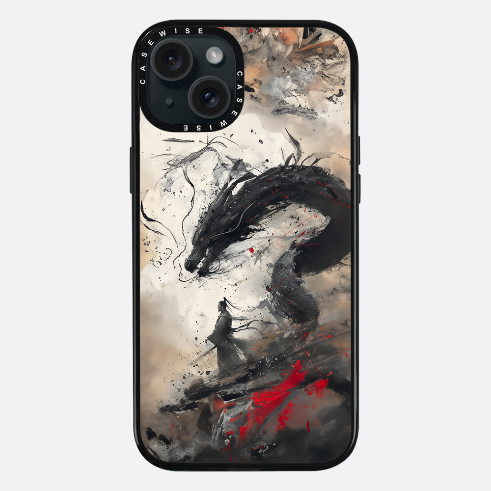 Vintage Japaner Samurai Drache - Hülle