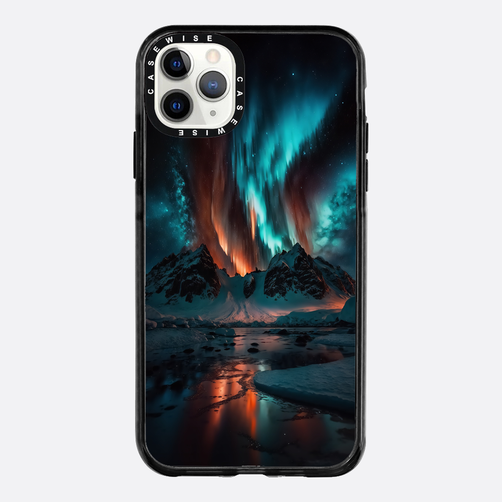 Aurora Borealis in der Nacht - Hülle