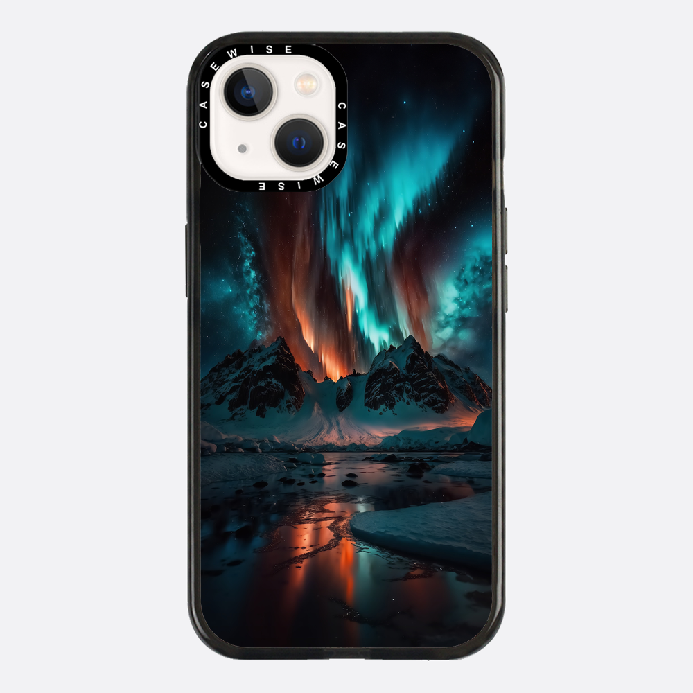 Aurora Borealis in der Nacht - Hülle